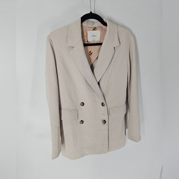 Aritzia Wilfred Bone Cherrelle Blazer XS - Picture 3 of 11
